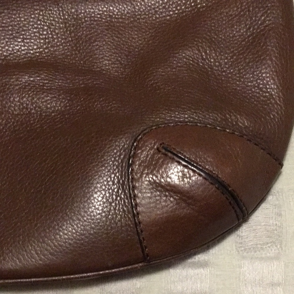 Brown Leather Hobo Bag - Picture 4 of 6